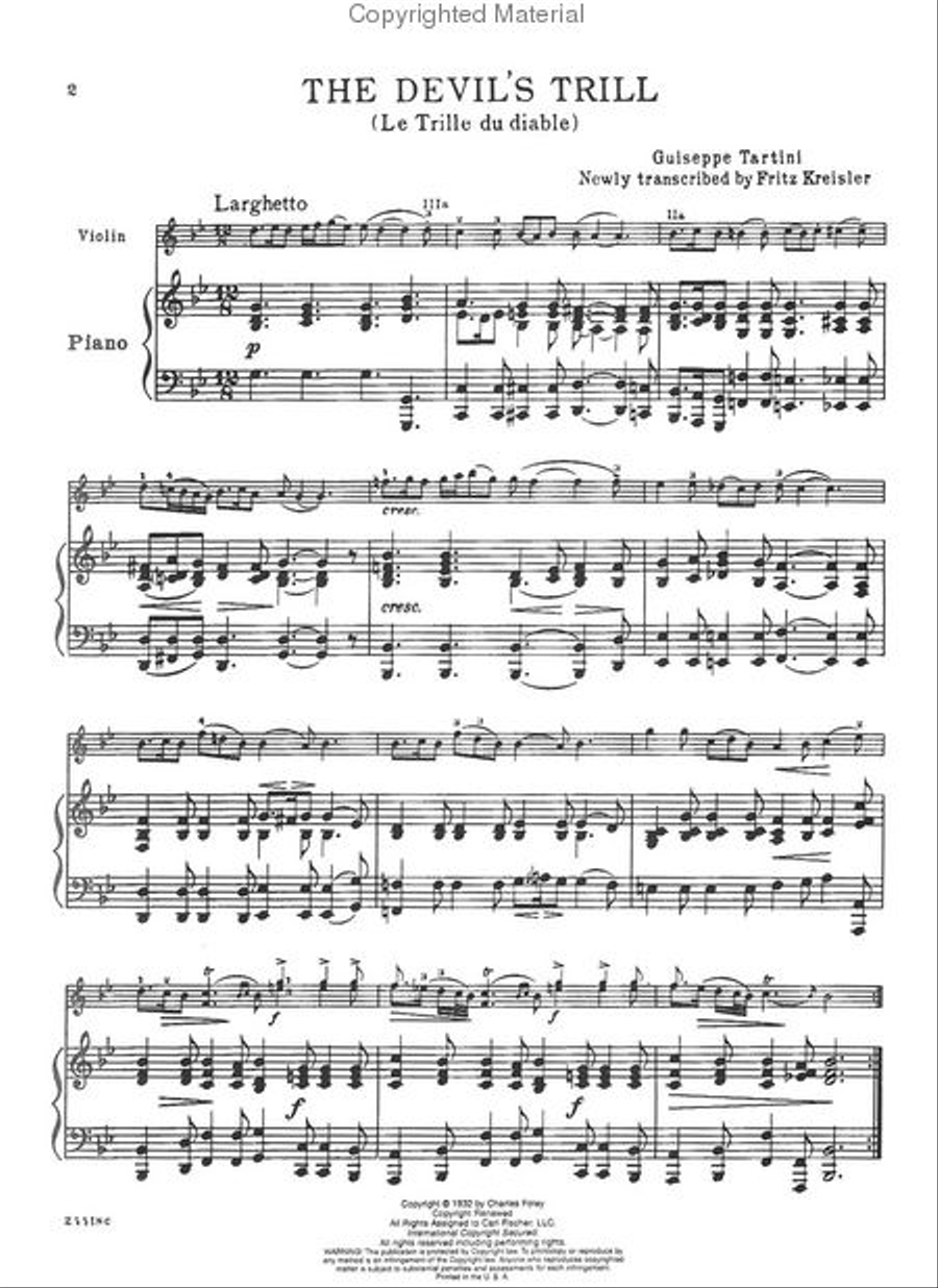 The Devil's Trill Violin Solo scores gallery preview page 2