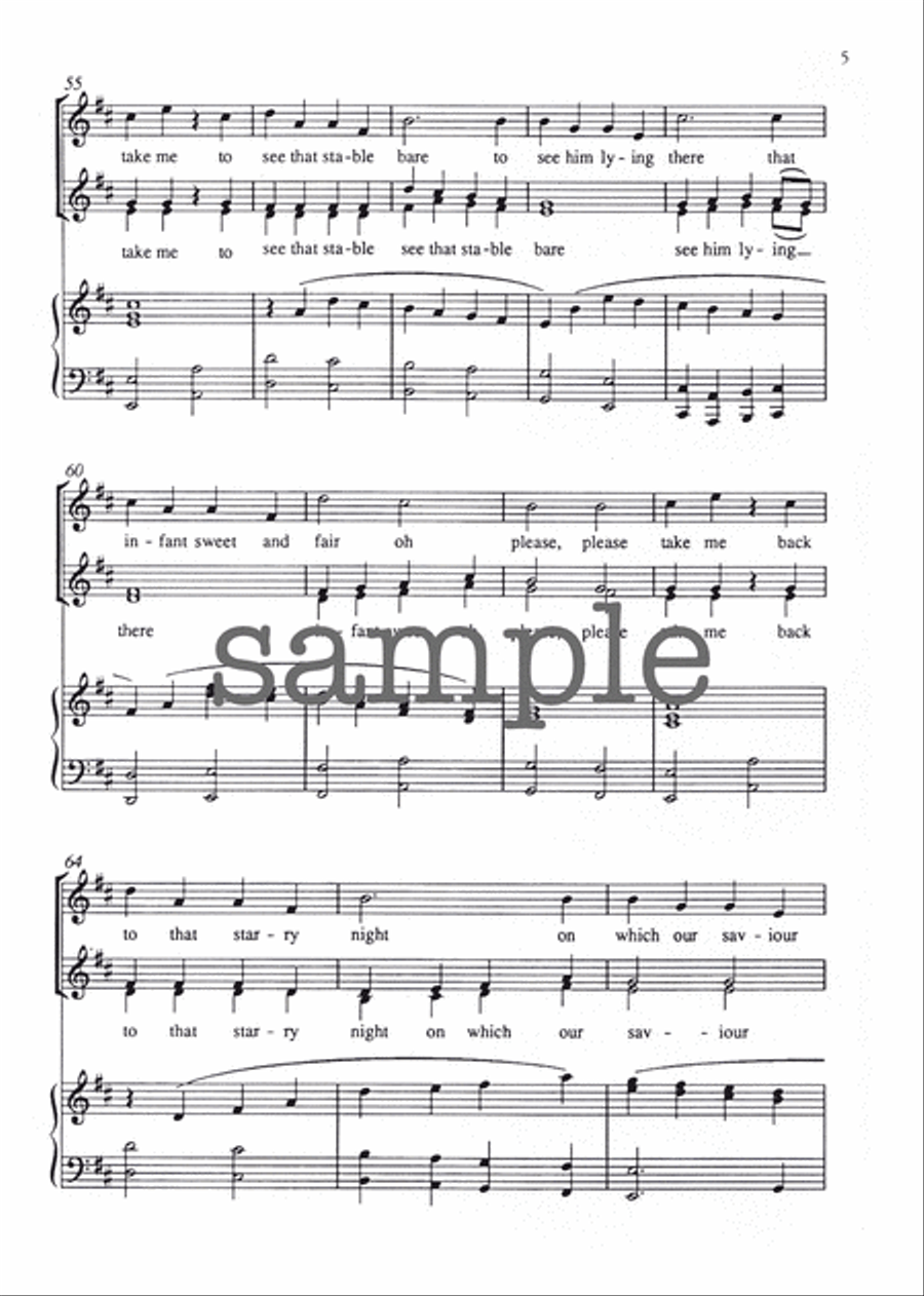 A Christmas Wish SSAA scores gallery preview page 5