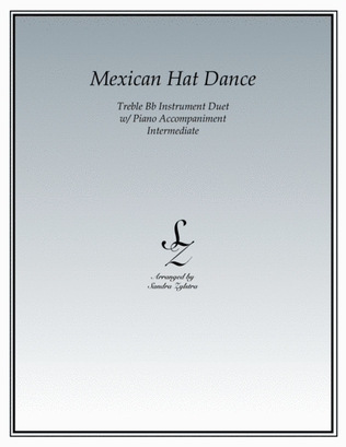 Book cover for Mexican Hat Dance (Bb instrument duet)