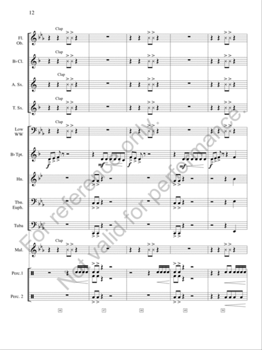 Synergetic Synergetic Concert Band scores gallery preview page 13