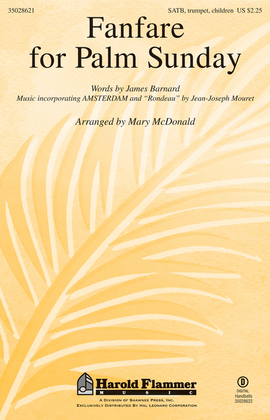 Book cover for Fanfare for Palm Sunday