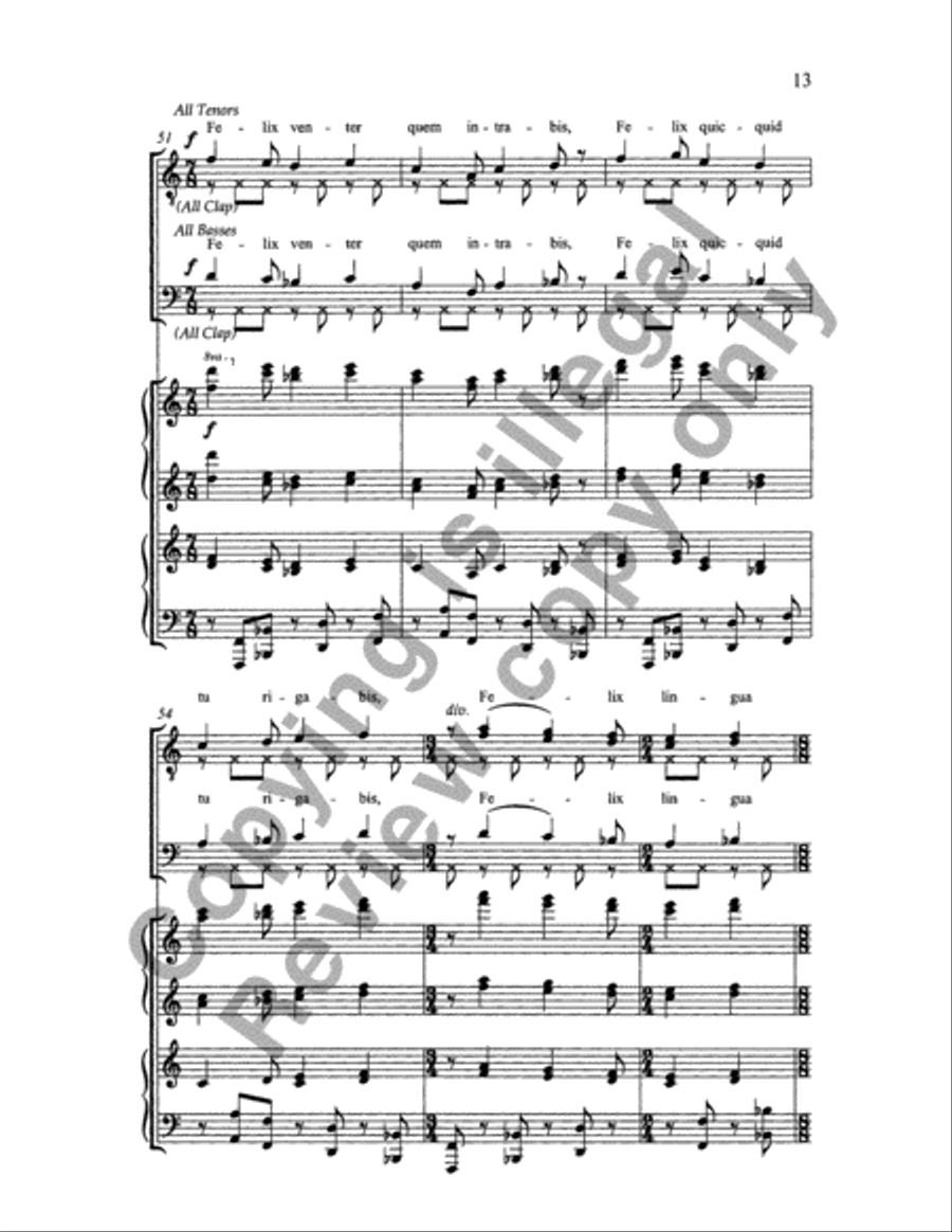 Carmina Juventutis: Drinking Song (Vinum bonum) TTBB scores gallery preview page 12