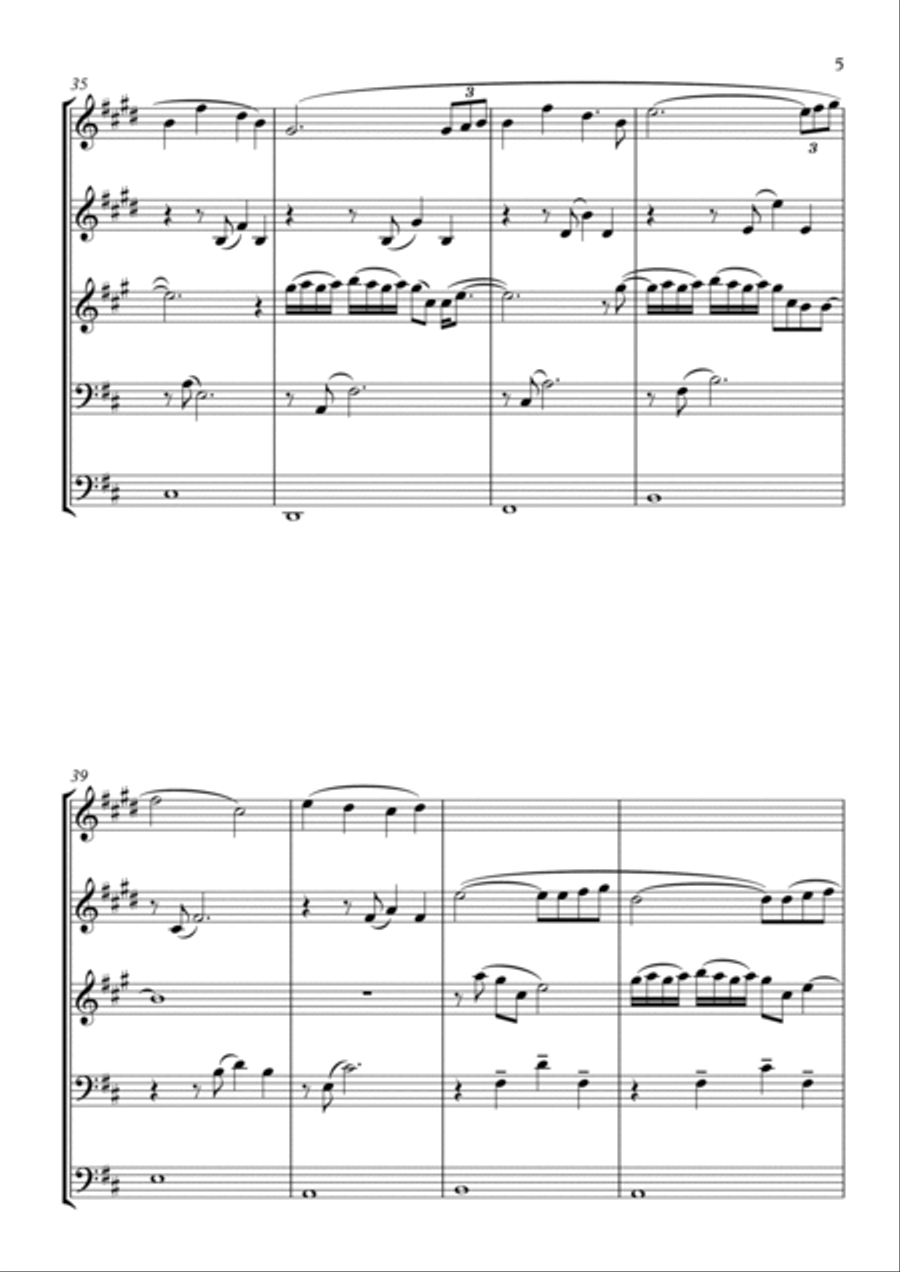 Mickey Brass Ensemble scores gallery preview page 5