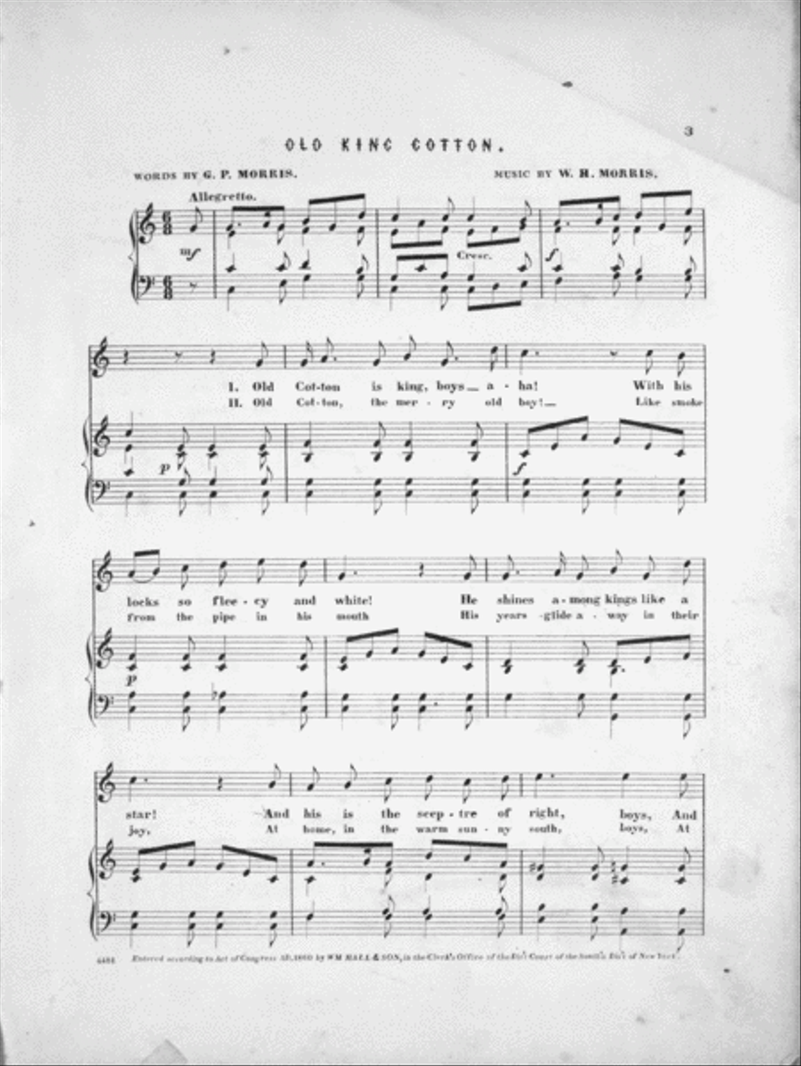Old King Cotton Voice scores gallery preview page 2