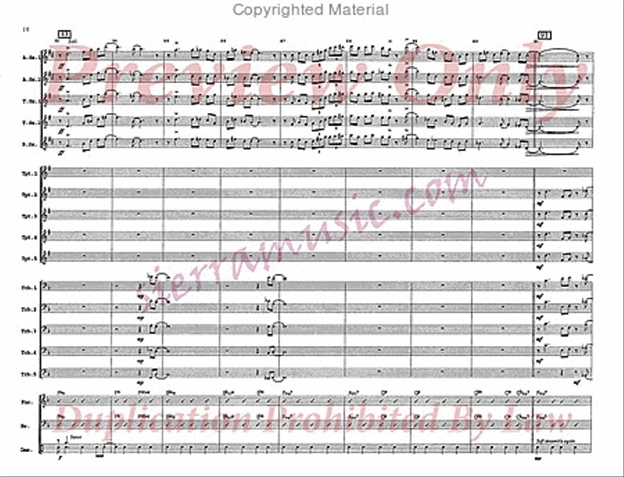 A Foggy Day A Foggy Day Jazz Ensemble scores gallery preview page 11