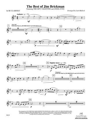 The Best of Jim Brickman: 1st B-flat Clarinet