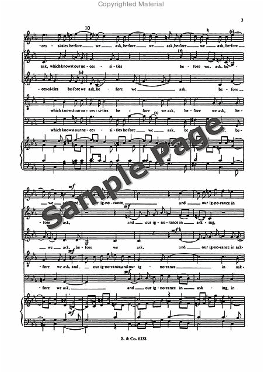 Tomkins Almighty God The Fountain Saatb Mixed Choir scores gallery preview page 4