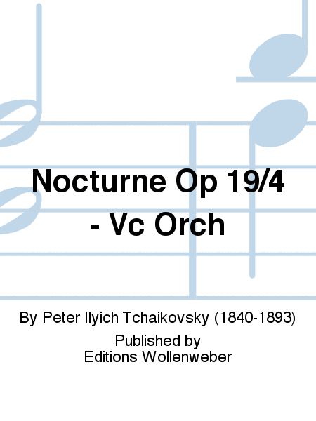Nocturne Op 19/4 - Vc Orch