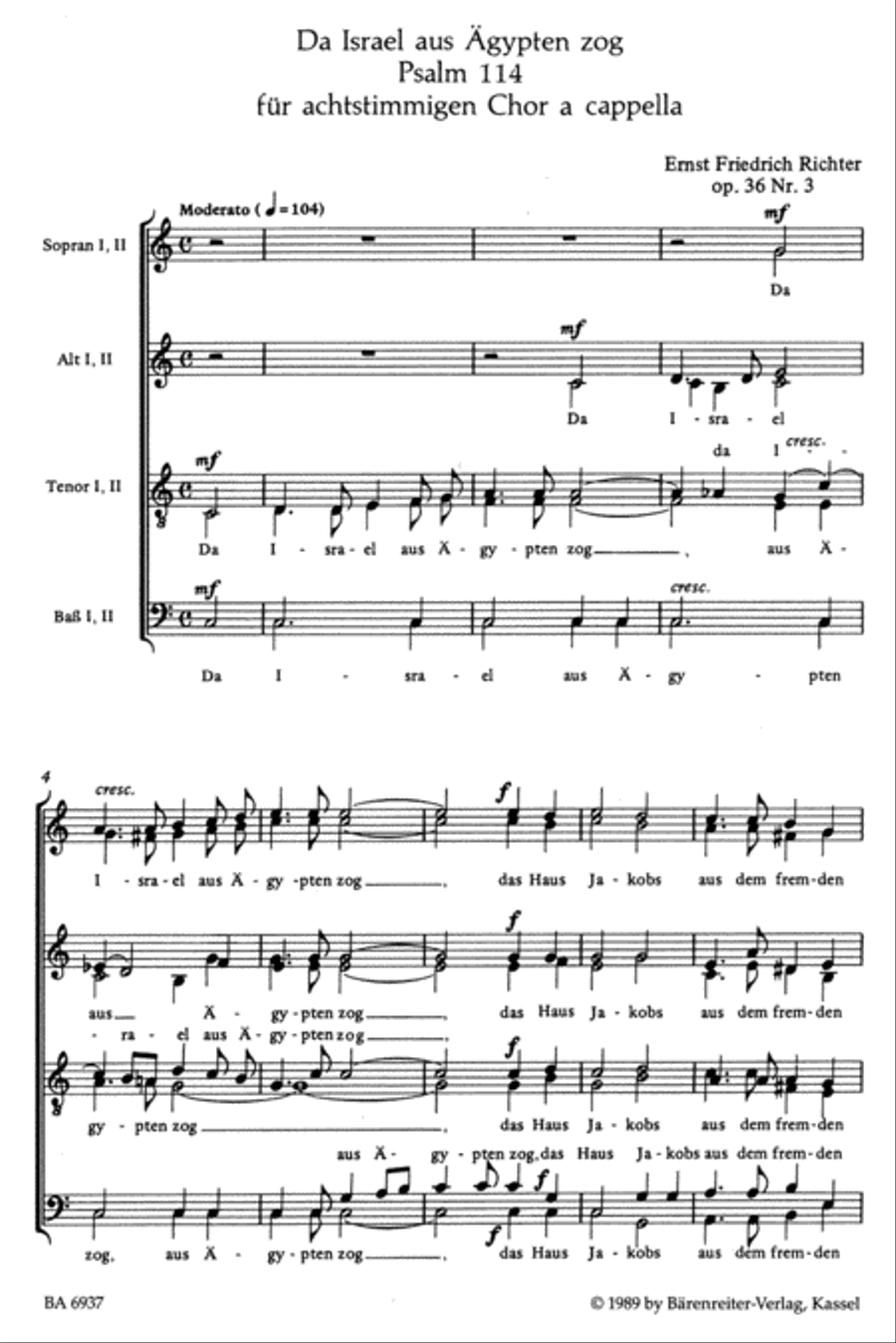 Motetten für vier- bis achtstimmigen Chor a cappela 4-Part scores gallery preview page 2