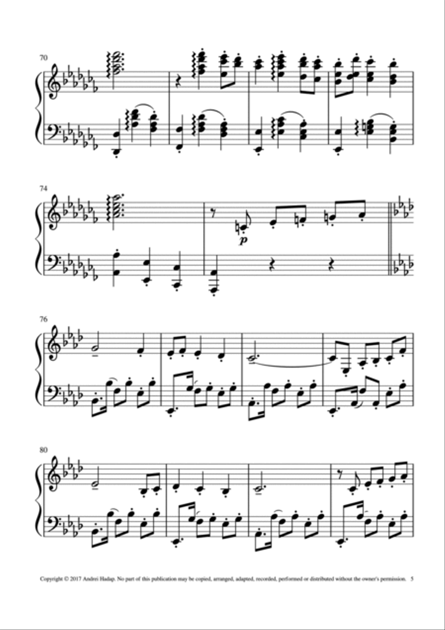 Filipino Folksong Series 1 - Arranged for Piano Solo Piano Solo scores gallery preview page 6