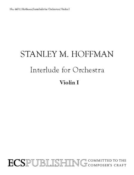 Interlude for Orchestra (Instrumental Parts)