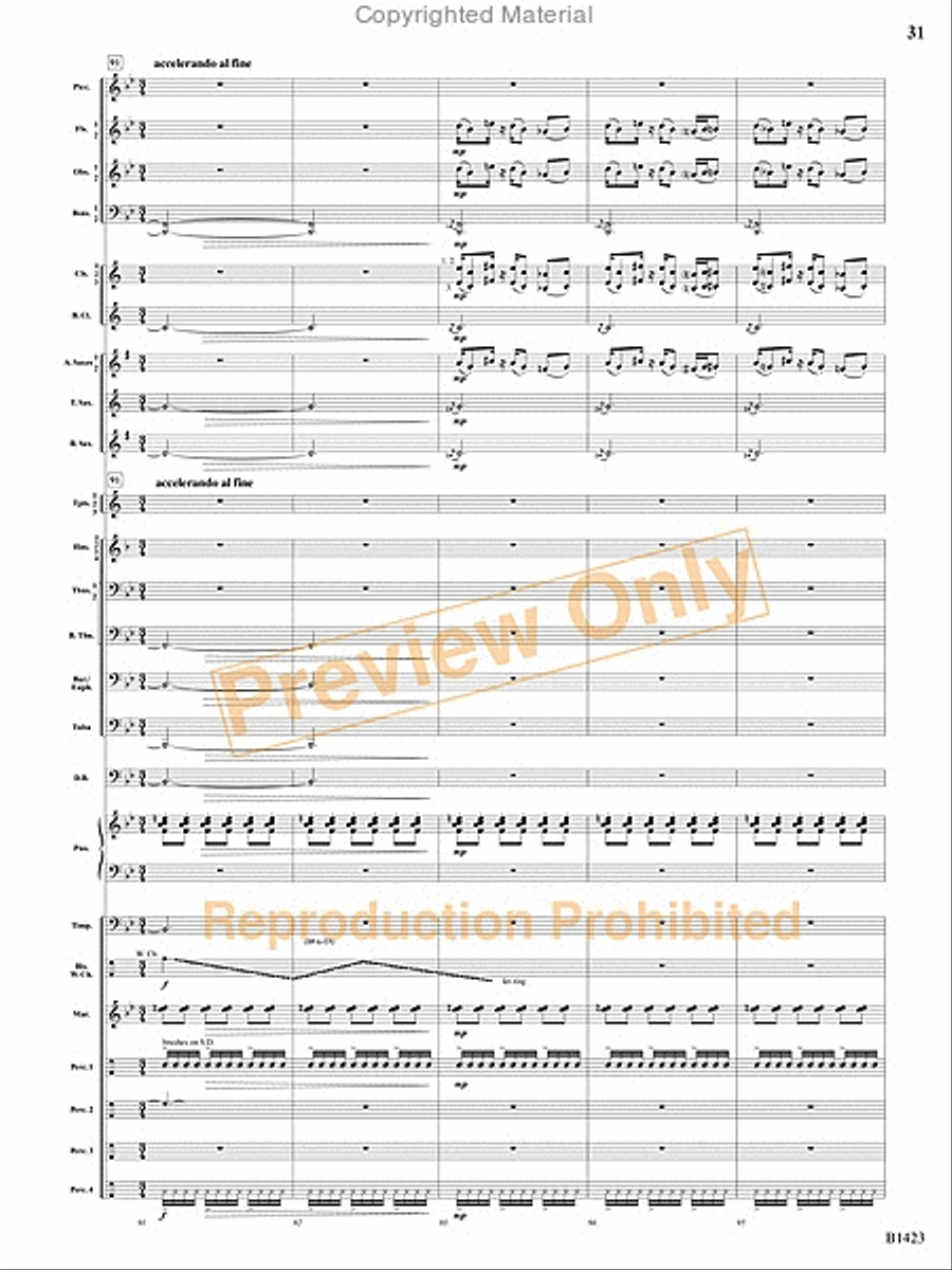 Dakota Fanfare Dakota Fanfare Concert Band scores gallery preview page 62