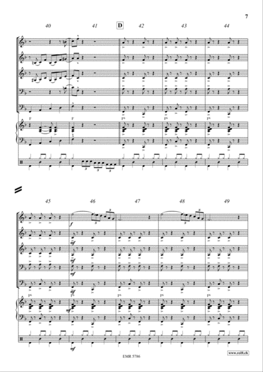 St. Louis Blues Concert Band scores gallery preview page 7
