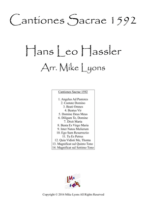 Cantiones Sacrae 1592 - Hans Leo Hassler (Brass Quartet)