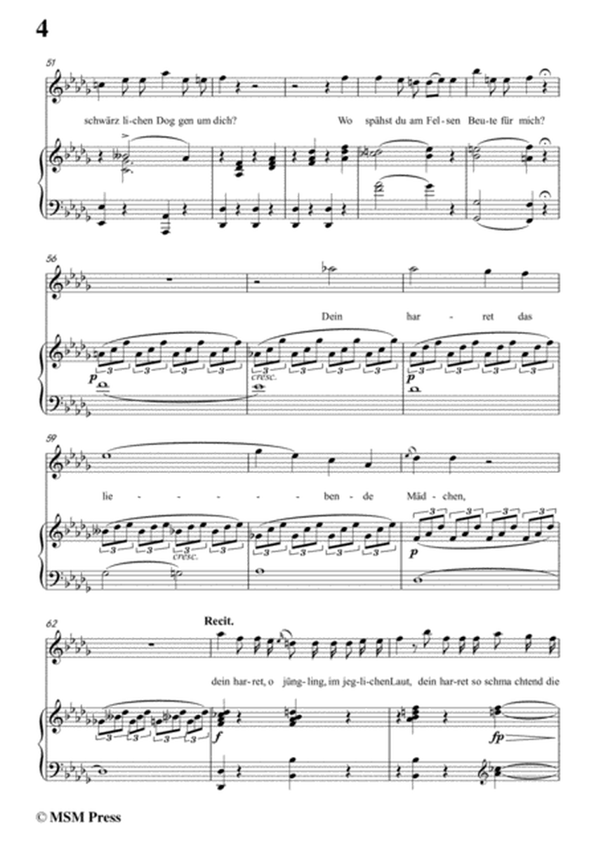 Schubert-Minona,in c minor,for Voice&Piano image number null