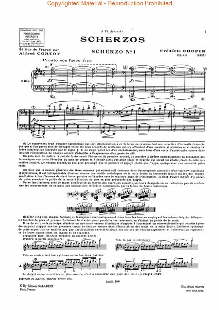 SCHERZOS OP20 31 54 PIANO Piano Solo scores gallery preview page 2