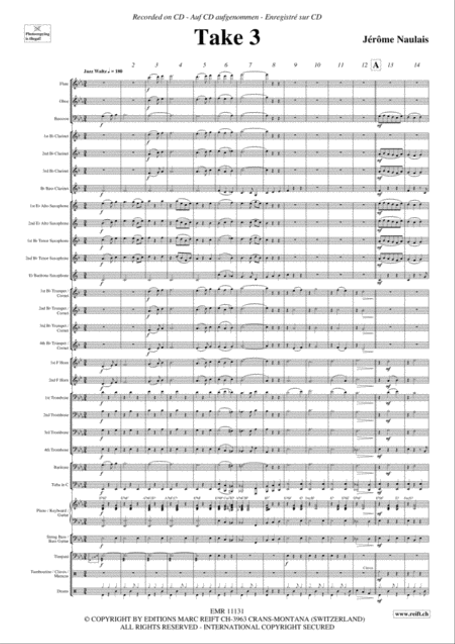 Take 3 Concert Band scores gallery preview page 4