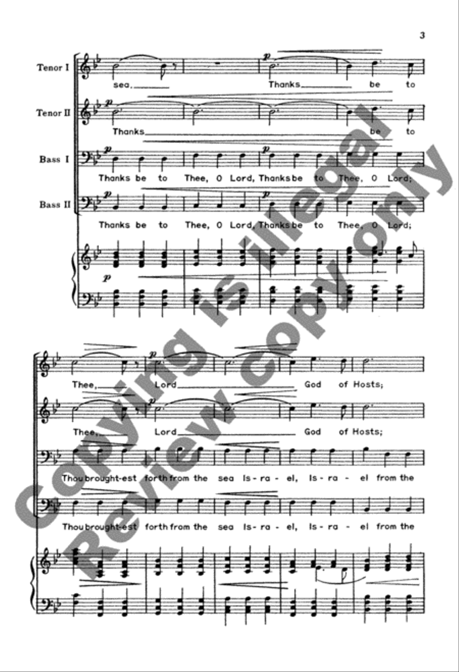 Thanks Be To Thee Thanks Be To Thee TTBB scores gallery preview page 9