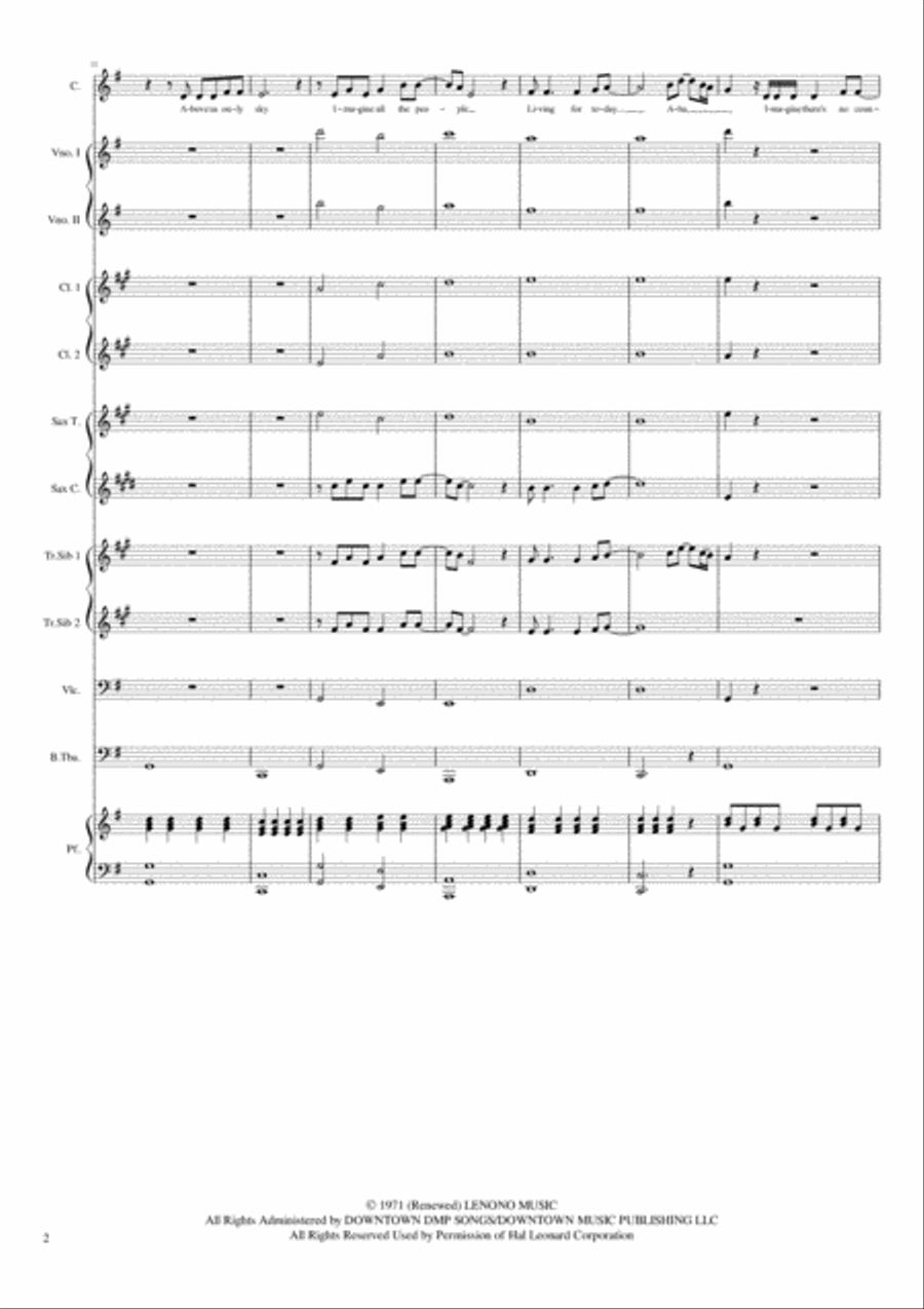 Imagine Tenor Saxophone scores gallery preview page 2
