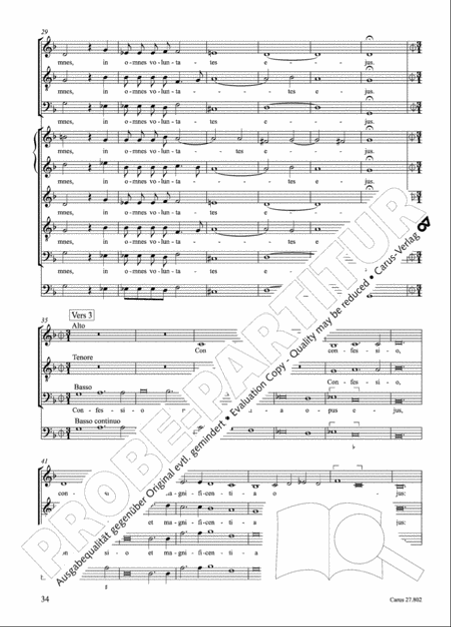 Salmi I (Selva morale e spirituale) Collection / Songbook scores gallery preview page 59