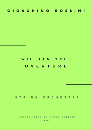 Book cover for William Tell Overture - String Orchestra (Full Score and Parts)