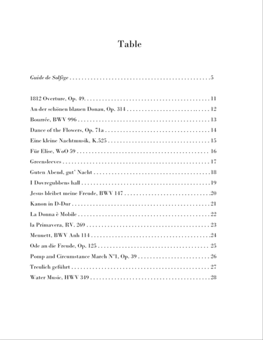 Le Piano Classique Easy Piano scores gallery preview page 3