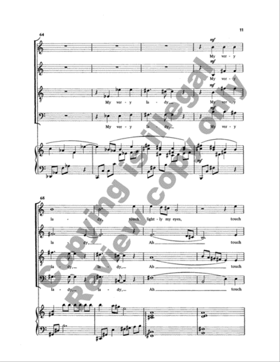 White Horses 4-Part scores gallery preview page 22