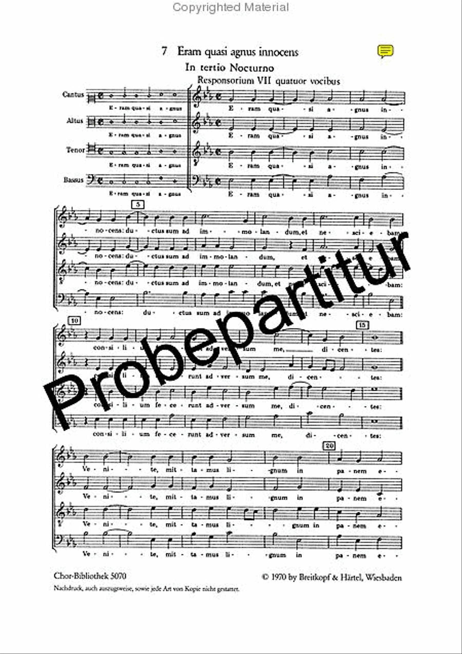 Responsories for Maundy Thursday A Cappella scores gallery preview page 2