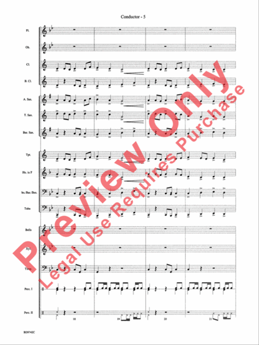 Mystic Legacy Mystic Legacy Concert Band scores gallery preview page 8