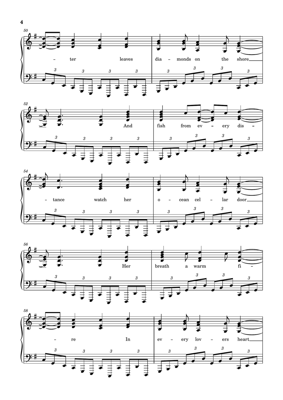 Angelsea Piano Solo scores gallery preview page 4