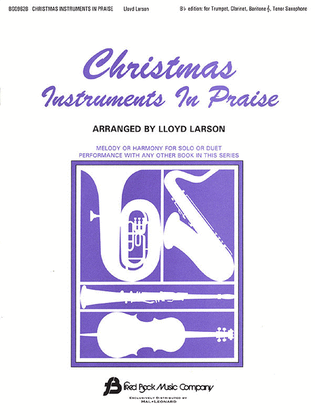 Book cover for Christmas Instruments in Praise