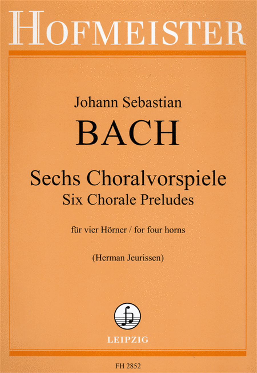 Sechs Choralvorspiele Score scores gallery preview page 1