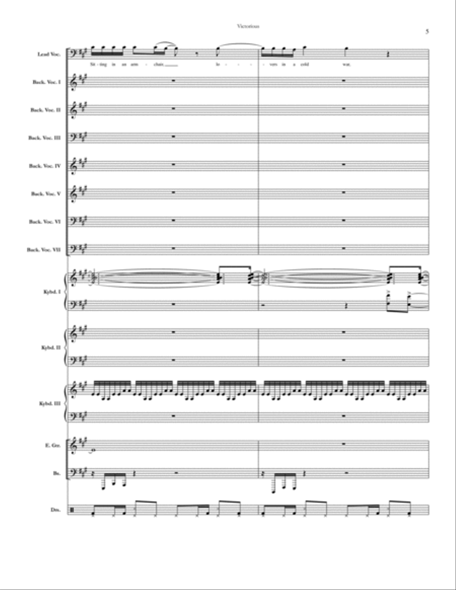 Victorious Small Ensemble scores gallery preview page 5