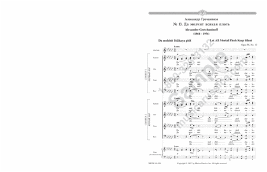 Let All Mortal Flesh 4-Part scores gallery preview page 2