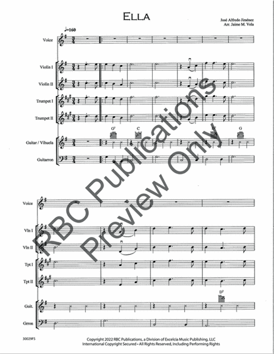 Ella Mariachi (Score) Ella Mariachi (Score) Voice scores gallery preview page 3