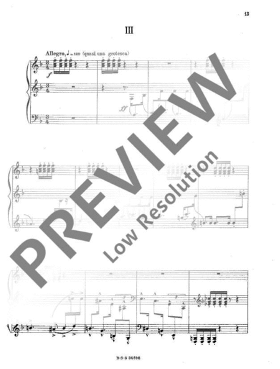 Sonata for Piano Piano Solo scores gallery preview page 16