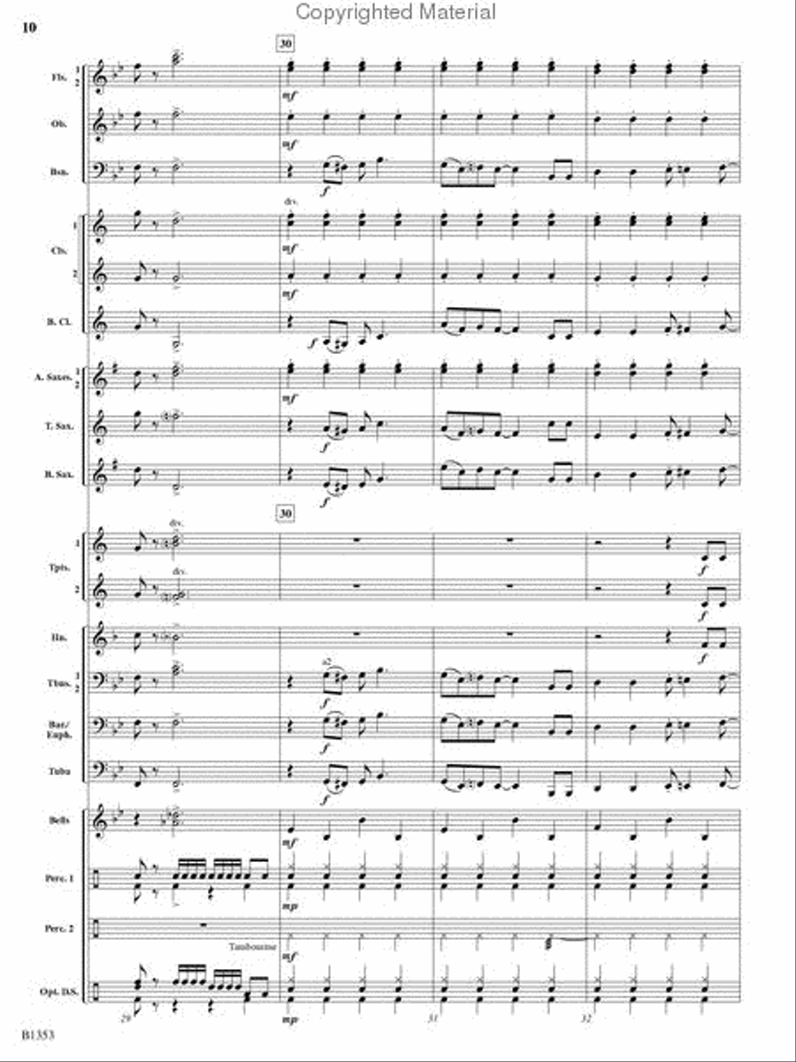 Cruisin' Concert Band scores gallery preview page 9