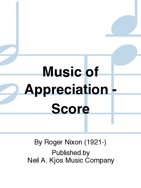 Music of Appreciation - Score