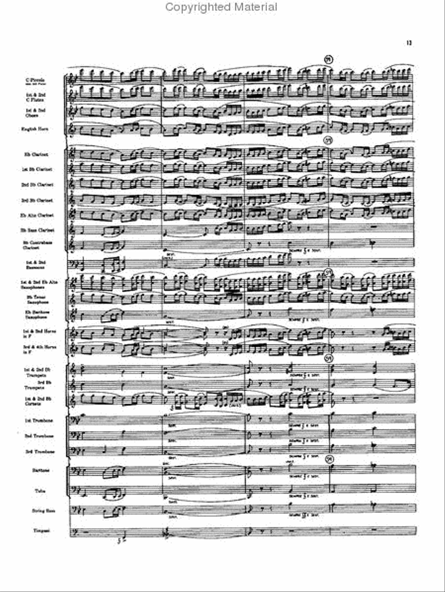 Thus Do You Fare, My Jesus Concert Band scores gallery preview page 11