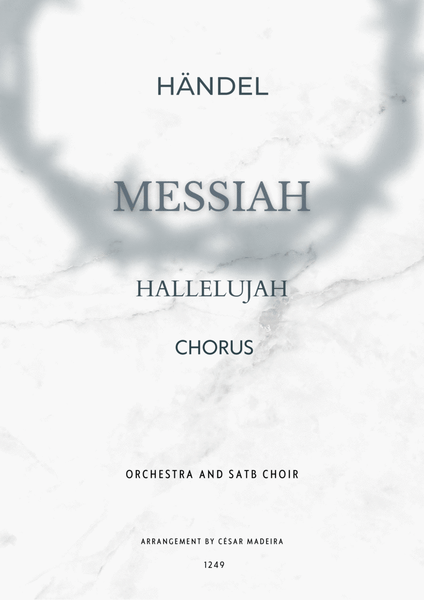 Hallelujah from Handel's Messiah - SATB Choir and Orchestra (Individual Parts) image number null