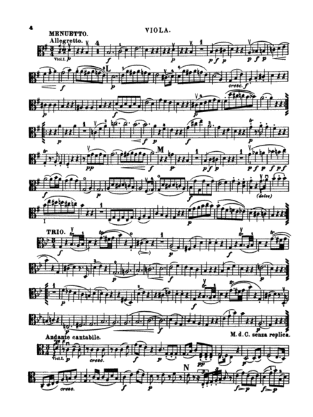Ten Famous Quartets, K. 387, 421, 428, 458, 464, 465, 499, 575, 589, 590: Viola