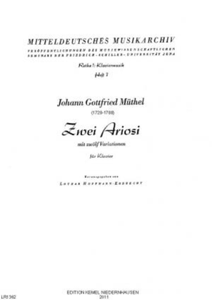 Zwei Ariosi mit zwölf Variationen [G-dur und c-moll]