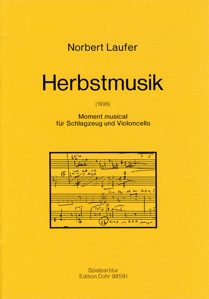 Herbstmusik (1998) -Moment musical für Schlagzeug und Violoncello-