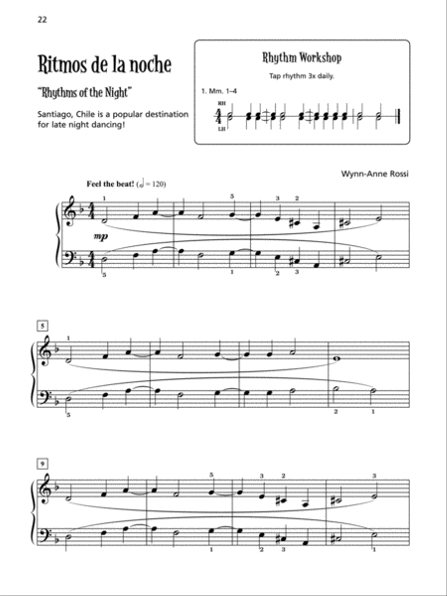 MAosica Latina, Book 1 Easy Piano scores gallery preview page 5