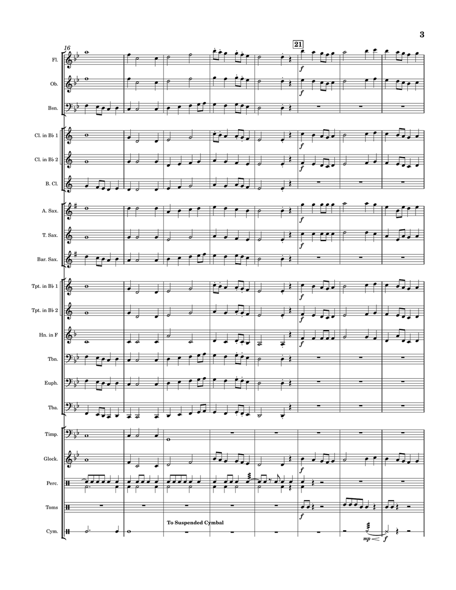 Fortress for Concert Band Concert Band scores gallery preview page 3