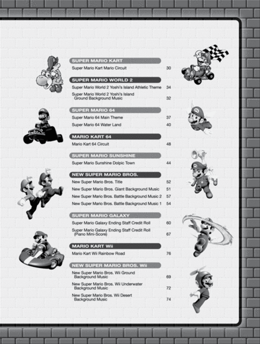 Super Mario for Piano Piano Solo scores gallery preview page 3
