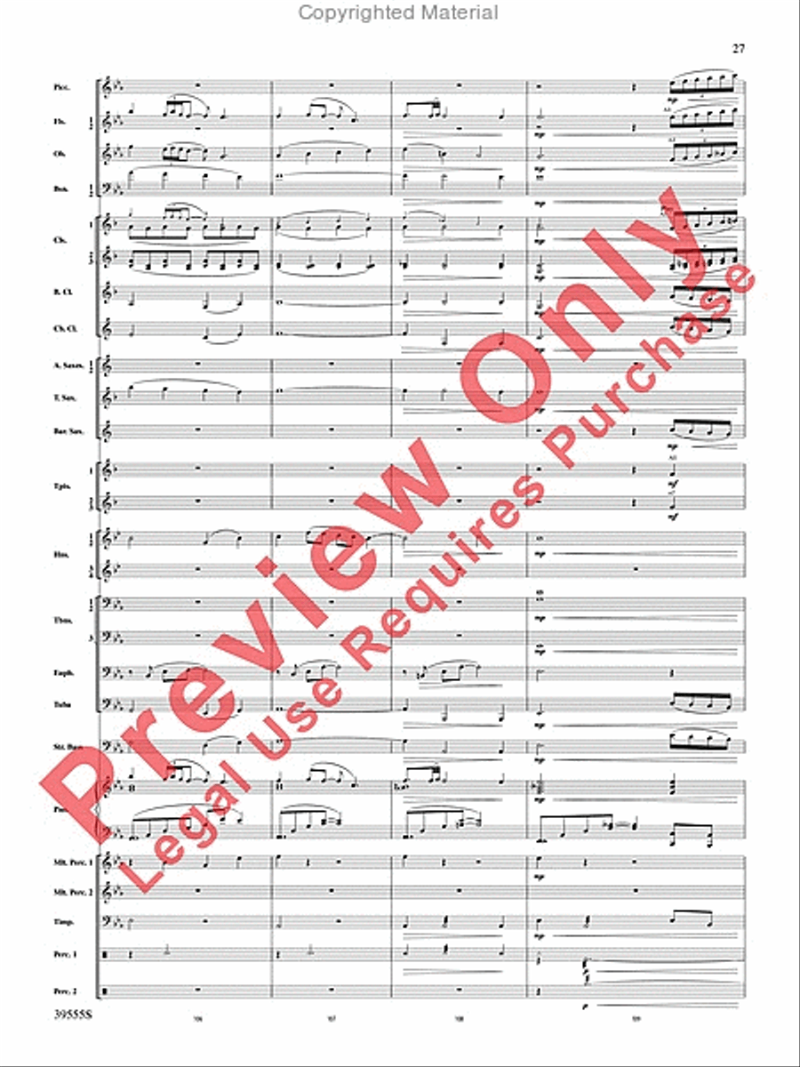 And Hope Led Them Home And Hope Led Them Home Concert Band scores gallery preview page 28