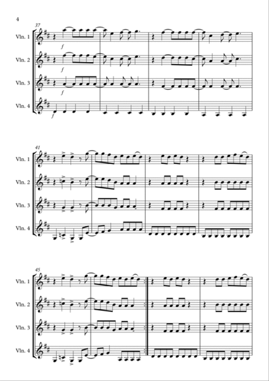 Mamma Mia Small Ensemble scores gallery preview page 4