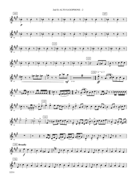 American Salute: 2nd E-flat Alto Saxophone