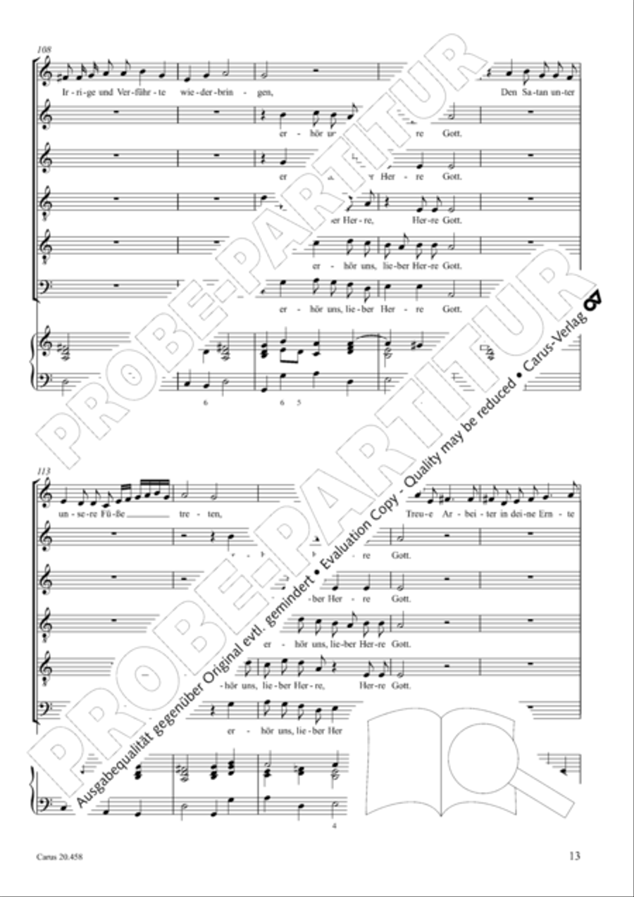 Litania SATTB scores gallery preview page 14